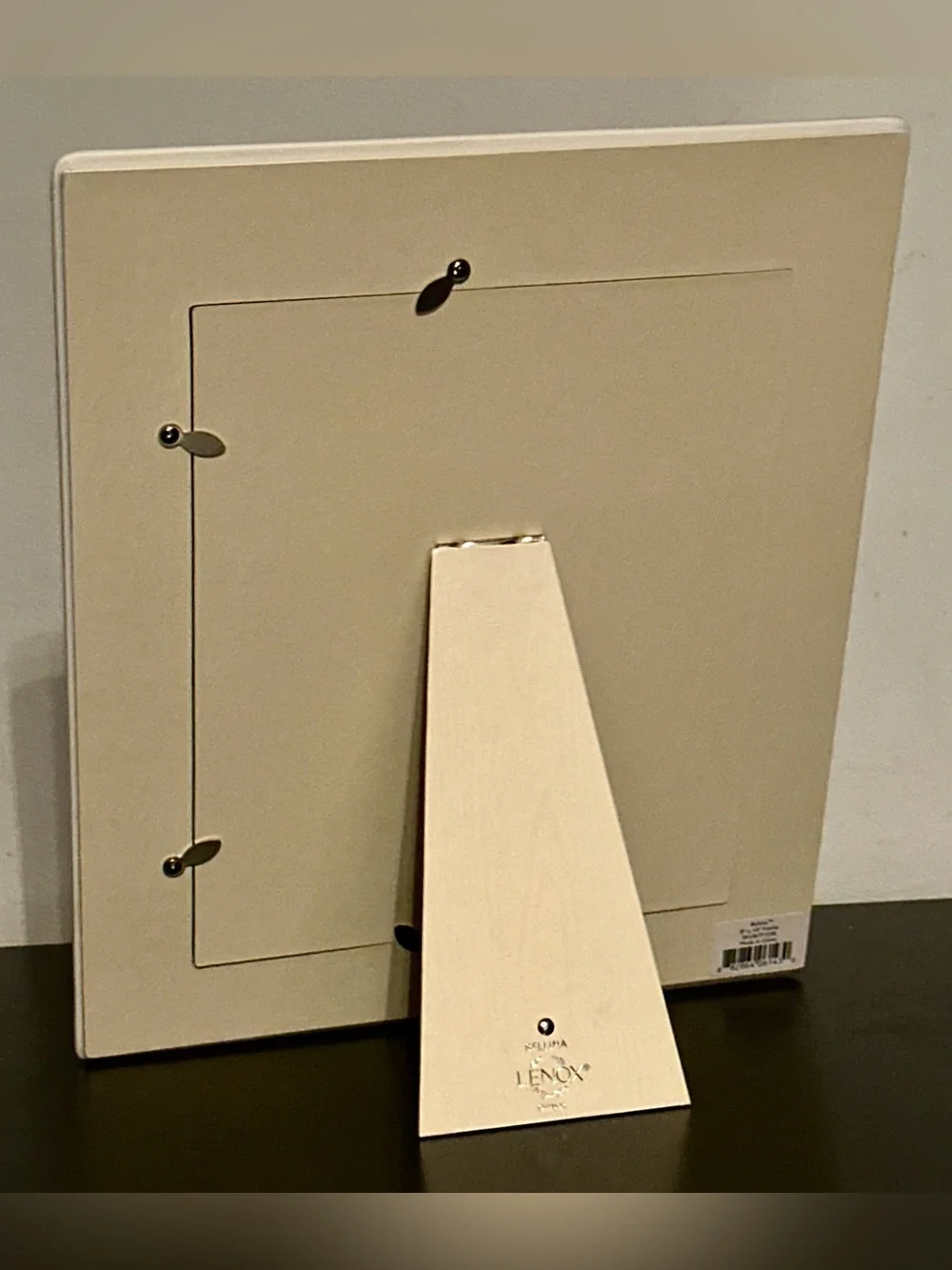 NEW LENOX PORCELAIN WEDDING PHOTO FRAME GIFT FITS 8 X 10 PICTURE 11.25 X 13.75